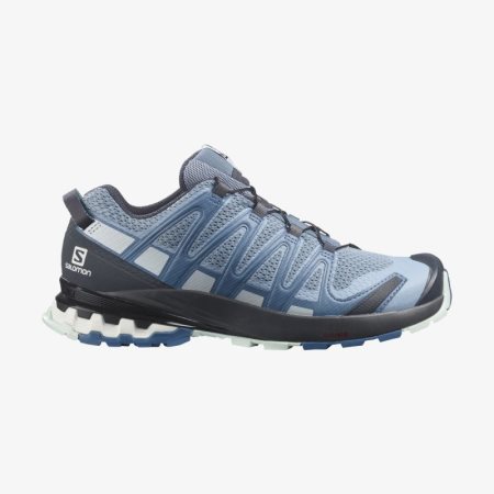 Salomon XA PRO 3D v8 Womens Hiking Shoes Blue UK DGVM